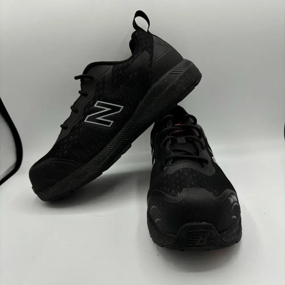 New Balance WorknShoes Men's Size 7.5 2E Logic Puncture Black Slip Resistant